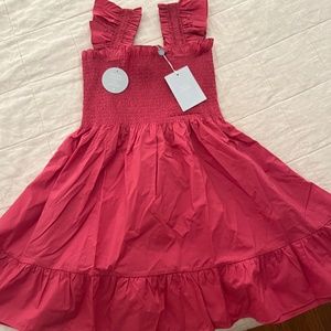 The Elizabeth Nap Dress- Small Lipstick Pink